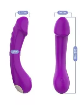 ARMONY - DILDO VIBRATOR G-SPOT SILIKON LILA