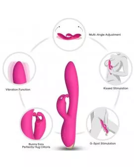 ARMONY - BONNIE VIBRATOR KANINCHEN FUCHSIA