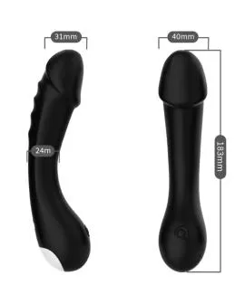 ARMONY - DILDO VIBRATOR G-SPOT SILIKON SCHWARZ