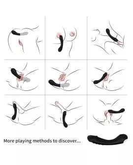 ARMONY - DILDO VIBRATOR G-SPOT SILIKON SCHWARZ