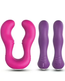 ARMONY - SERAPH VIBRATOR DOPPELTE FERNBEDIENUNG LILA