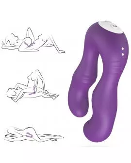 ARMONY - SERAPH VIBRATOR DOPPELTE FERNBEDIENUNG LILA