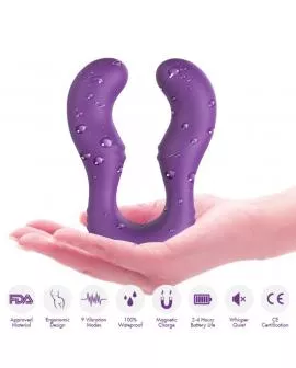 ARMONY - SERAPH VIBRATOR DOPPELTE FERNBEDIENUNG LILA