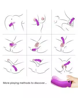 ARMONY - AURORA VIBRATOR FINGER LILA