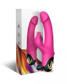 ARMONY - METEROR DILDO VIBRATOR RABBIT ROTATOR FUCHSIA
