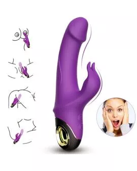 ARMONY - METEROR DILDO VIBRATOR RABBIT ROTATOR LILA