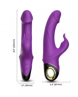 ARMONY - METEROR DILDO VIBRATOR RABBIT ROTATOR LILA