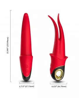 ARMONY - SHADOW VIBRATOR DOPPELKOPF TEASING ROT