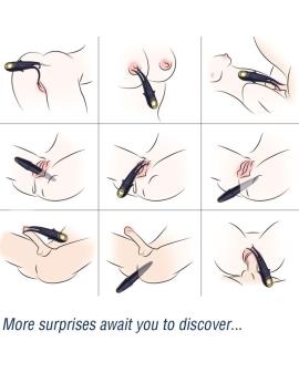 ARMONY - SHADOW VIBRATOR DOPPELKOPF TEASING BLAU