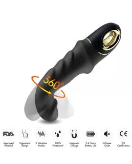 ARMONY - JOYBLADE DILDO VIBRATOR ROTATOR SCHWARZ