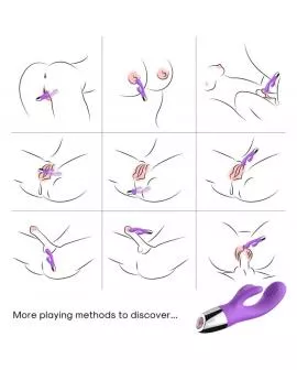 ARMONY - VIBRATOR KANINCHEN LILA