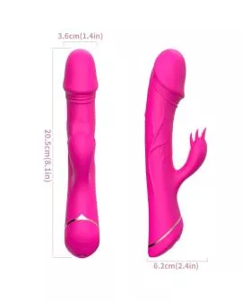 ARMONY - DILDO VIBRATOR KANINCHEN SILIKON FUCHSIA