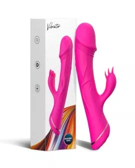 ARMONY - DILDO VIBRATOR KANINCHEN SILIKON FUCHSIA