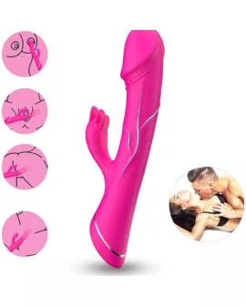 ARMONY - DILDO VIBRATOR KANINCHEN SILIKON FUCHSIA