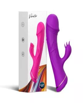 ARMONY - DILDO VIBRATOR KANINCHEN SILIKON LILA