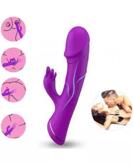 ARMONY - DILDO VIBRATOR KANINCHEN SILIKON LILA