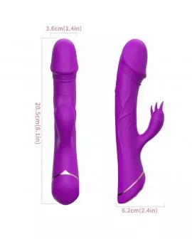 ARMONY - DILDO VIBRATOR KANINCHEN SILIKON LILA