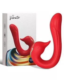 ARMONY - DELFIN VIBRATOR MULTIPOSITION & WÄRMEEFFEKT ROT