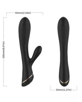 ARMONY - VIBRATOR KANINCHEN SILIKON SCHWARZ