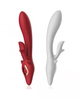 ARMONY - ELCH VIBRATOR KANINCHEN GEBOGEN ROT