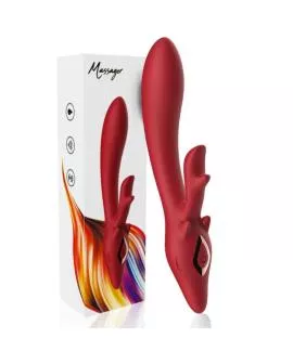 ARMONY - ELCH VIBRATOR KANINCHEN GEBOGEN ROT