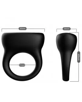 ARMONY - RINGVIBRATOR SCHWARZ