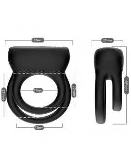 ARMONY - DOPPELRINGVIBRATOR SCHWARZ