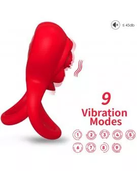 ARMONY - RINGVIBRATOR HERZ ROT