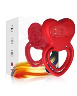 ARMONY - RINGVIBRATOR HERZ ROT