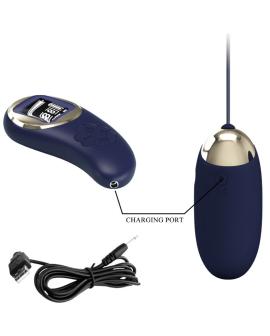 Pretty Love - Mina Vibrierendes Ei mit Fernbedienung Blau