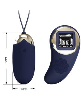 Pretty Love - Mina Vibrierendes Ei mit Fernbedienung Blau