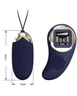 Pretty Love - Mina Vibrierendes Ei mit Fernbedienung Blau