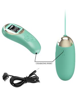 Pretty Love - Grüne vibrierende Eiermine Fernbedienung