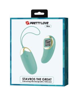 Pretty Love - Grüne vibrierende Eiermine Fernbedienung