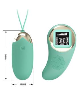 Pretty Love - Grüne vibrierende Eiermine Fernbedienung