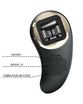 PRETTY LOVE - NATHAN DOUBLE PLEASURE VIBRATOR MIT FERNBEDIENUNG