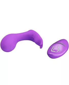 Pretty Love - Idabelle Vibrationspulsator Fernbedienung Violett