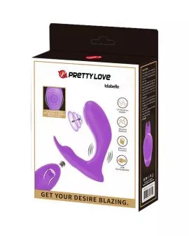 Pretty Love - Idabelle Vibrationspulsator Fernbedienung Violett