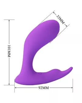 Pretty Love - Idabelle Vibrationspulsator Fernbedienung Violett