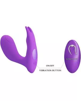 Pretty Love - Idabelle Vibrationspulsator Fernbedienung Violett
