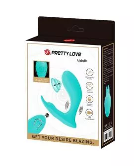 PRETTY LOVE - IDABELLE VIBRATION & PULSATION FERNBEDIENUNG BLAU