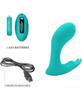 PRETTY LOVE - IDABELLE VIBRATION & PULSATION FERNBEDIENUNG BLAU
