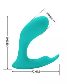 PRETTY LOVE - IDABELLE VIBRATION & PULSATION FERNBEDIENUNG BLAU