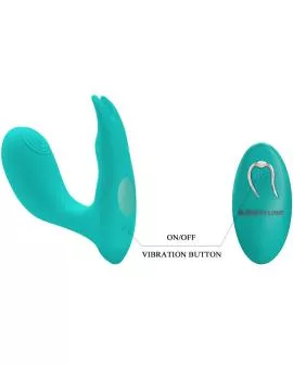 PRETTY LOVE - IDABELLE VIBRATION & PULSATION FERNBEDIENUNG BLAU