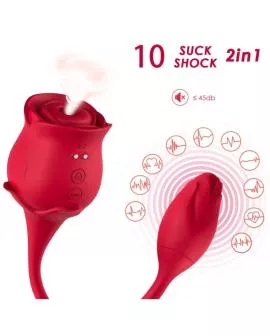 ARMONY - ROSA KLITORIS-SAUGER & VIBRATOR 10 MODI ROT