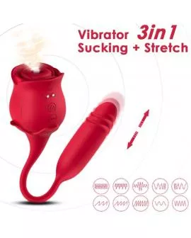 ARMONY - ROSEKNIGTH LECKT VIBRIERENDEN CLIT UND VIBRATOR ROT