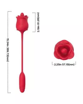 ARMONY - ROSA STIMULATOR & VIBRATOR COLA RED