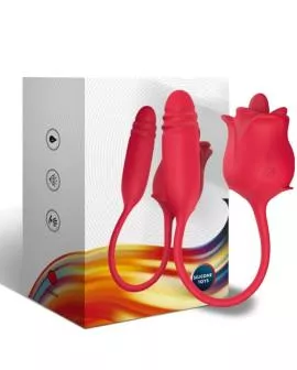 ARMONY - ROSA STIMULATOR & VIBRATOR COLA RED