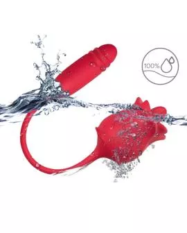 ARMONY - ROSA STIMULATOR & VIBRATOR COLA RED