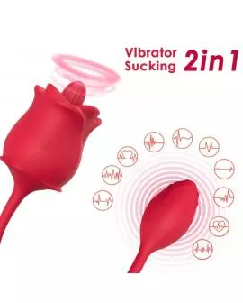 ARMONY - ROSA STIMULATOR & VIBRATOR COLA RED